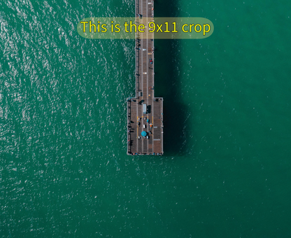 Iconic Pensacola Pier surrounded by Emerald Green waters